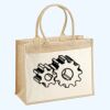 Cotton Pocket Jute Shopper Thumbnail