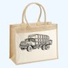 Cotton Pocket Jute Shopper Thumbnail