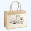 Cotton Pocket Jute Shopper Thumbnail