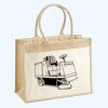 Cotton Pocket Jute Shopper Thumbnail