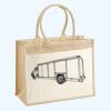 Cotton Pocket Jute Shopper Thumbnail