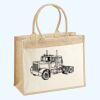 Cotton Pocket Jute Shopper Thumbnail