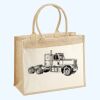 Cotton Pocket Jute Shopper Thumbnail