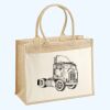 Cotton Pocket Jute Shopper Thumbnail