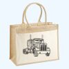 Cotton Pocket Jute Shopper Thumbnail