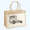 Cotton Pocket Jute Shopper Thumbnail