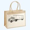 Cotton Pocket Jute Shopper Thumbnail