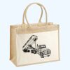 Cotton Pocket Jute Shopper Thumbnail