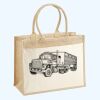 Cotton Pocket Jute Shopper Thumbnail