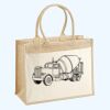Cotton Pocket Jute Shopper Thumbnail