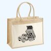 Cotton Pocket Jute Shopper Thumbnail