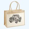 Cotton Pocket Jute Shopper Thumbnail
