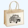 Cotton Pocket Jute Shopper Thumbnail