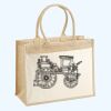 Cotton Pocket Jute Shopper Thumbnail