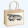 Cotton Pocket Jute Shopper Thumbnail