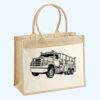 Cotton Pocket Jute Shopper Thumbnail