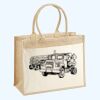Cotton Pocket Jute Shopper Thumbnail