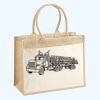 Cotton Pocket Jute Shopper Thumbnail