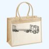 Cotton Pocket Jute Shopper Thumbnail