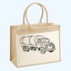 Cotton Pocket Jute Shopper Thumbnail