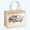 Cotton Pocket Jute Shopper Thumbnail