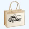 Cotton Pocket Jute Shopper Thumbnail
