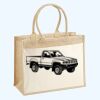 Cotton Pocket Jute Shopper Thumbnail