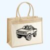 Cotton Pocket Jute Shopper Thumbnail