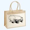 Cotton Pocket Jute Shopper Thumbnail