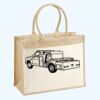 Cotton Pocket Jute Shopper Thumbnail
