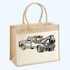 Cotton Pocket Jute Shopper Thumbnail