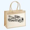 Cotton Pocket Jute Shopper Thumbnail