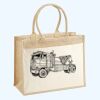 Cotton Pocket Jute Shopper Thumbnail