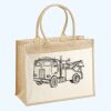 Cotton Pocket Jute Shopper Thumbnail
