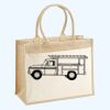 Cotton Pocket Jute Shopper Thumbnail