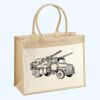 Cotton Pocket Jute Shopper Thumbnail