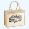 Cotton Pocket Jute Shopper Thumbnail