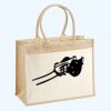 Cotton Pocket Jute Shopper Thumbnail