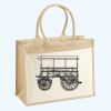 Cotton Pocket Jute Shopper Thumbnail