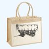 Cotton Pocket Jute Shopper Thumbnail