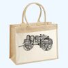 Cotton Pocket Jute Shopper Thumbnail