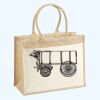 Cotton Pocket Jute Shopper Thumbnail