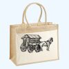 Cotton Pocket Jute Shopper Thumbnail