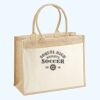 Cotton Pocket Jute Shopper Thumbnail