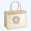 Cotton Pocket Jute Shopper Thumbnail