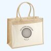 Cotton Pocket Jute Shopper Thumbnail