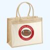 Cotton Pocket Jute Shopper Thumbnail