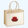 Cotton Pocket Jute Shopper Thumbnail