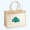 Cotton Pocket Jute Shopper Thumbnail