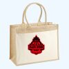Cotton Pocket Jute Shopper Thumbnail